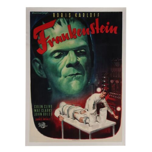 643. German A1; 60 x 84 cm (23.5" x 33"), Fine- Linen-Backed; Bruno Rehak ### FRANKENSTEIN
