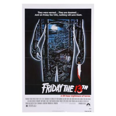 644. US One-Sheet; 69 cm x 104 cm (27" x 41"), Fine+ Folded; Alex Ebel ### FRIDAY THE 13TH (1980)