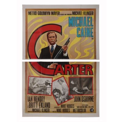 648. Italian Four-Fogli; 140 x 198 cm (55" x 78"), Very Fine+ Folded; Unknown Artist ### GET CARTER (1971)