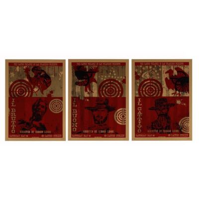 657. Set of Three Signed and Hand-Numbered Limited Edition Prints; All 46 cm x 61 cm (18" x 24"), Near Mint- Rolled; David O'Daniel ### GOOD, THE BAD AND THE UGLY, THE (1966)
