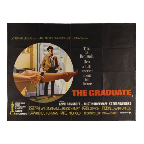 662. British Quad ; 99 x 76 cm (39" x 30"), Good Folded; Unknown Artist ### GRADUATE, THE (1967)