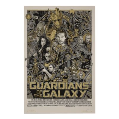 669. Exclusive Cast and Crew Edition Print; 61 x 91 cm (24" x 36"), Near Mint+ Rolled; Tyler Stout ### GUARDIANS OF THE GALAXY (2014)