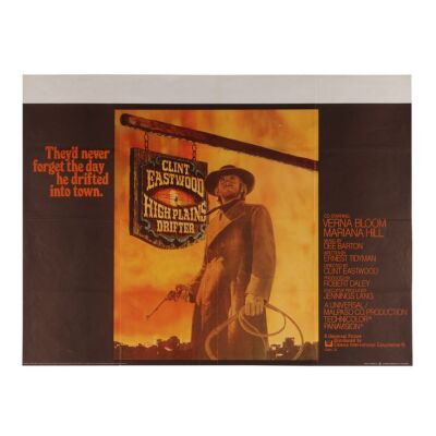 675. British Quad; 102 cm x 76 cm (40" x 30"), Very Fine Folded; Ron Lesser ### HIGH PLAINS DRIFTER (1973)
