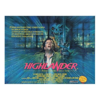 676. British Quad; 102 cm x 76 cm (40" x 30"), Near Mint- Rolled; Brian Bysouth ### HIGHLANDER (1986)