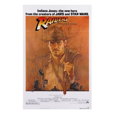 680. US One-Sheet; 69 cm x 104 cm (27" x 41"), Very Fine- Folded; Richard Amsel ### INDIANA JONES AND THE RAIDERS OF THE LOST ARK (1981)
