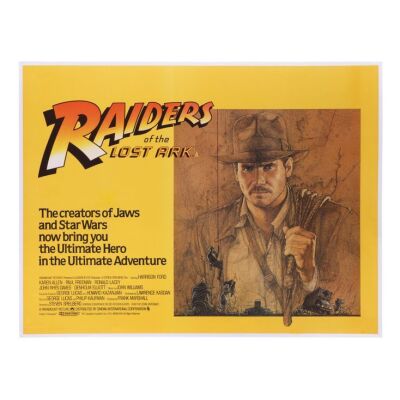 681. British Quad; 102 cm x 76 cm (40" x 30"), Fine+ Linen-backed; Richard Amsel ### INDIANA JONES AND THE RAIDERS OF THE LOST ARK (1981)