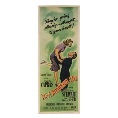 690. US Insert; 36 cm x 91 cm (14" x 36"), Very Fine- Unfolded; Unknown Artist ### IT'S A WONDERFUL LIFE (1946)