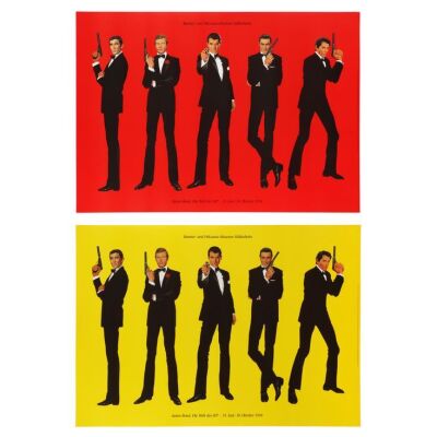 694. Two German "Die Welt des 007" Exhibition Posters; Both 84 cm x 60 cm (33" x 23.5"), Near Mint- Rolled; Robert McGinnis ### JAMES BOND FRANCHISE (1962-PRESENT)