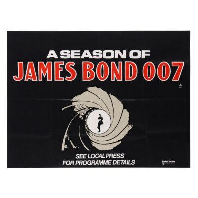 695. British Quad; 102 cm x 76 cm (40" x 30"), Very Fine+ Folded; Unknown Artist ### JAMES BOND: A SEASON OF JAMES BOND (1972)