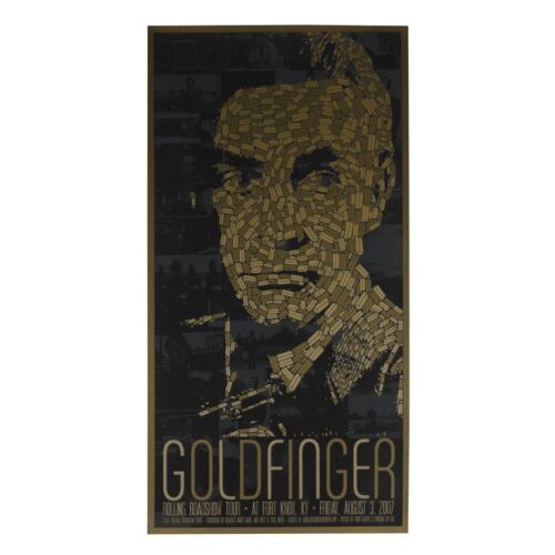 702. Limited Edition Mondo Print; 45 x 86 cm (17.75" x 33.75"), Near Mint+ Rolled; Todd Slater ### JAMES BOND: GOLDFINGER (1964)