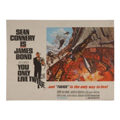 708. British Quad; 102 cm x 76 cm (40" x 30"), Fine Folded; Robert McGinnis and Frank McCarthy ### JAMES BOND: YOU ONLY LIVE TWICE (1967)