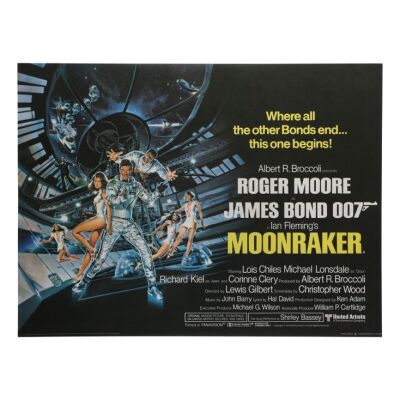 718. British Quad; 102 cm x 76 cm (40" x 30"), Near Mint Rolled; Daniel Goozee ### JAMES BOND: MOONRAKER (1979)