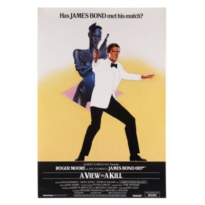 726. British One-Sheet; 69 cm x 102 cm (27" x 40"), Very Fine Rolled; Brian Bysouth and Vic Fair ### JAMES BOND: A VIEW TO A KILL (1985)
