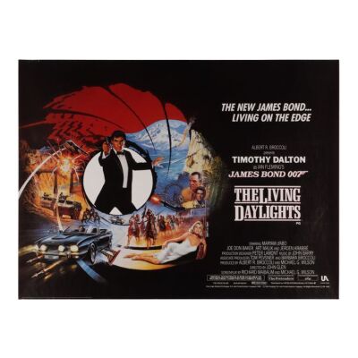 727. British Quad; 102 cm x 76 cm (40" x 30"), Very Fine Rolled; Brian Bysouth ### JAMES BOND: LIVING DAYLIGHTS, THE (1987)