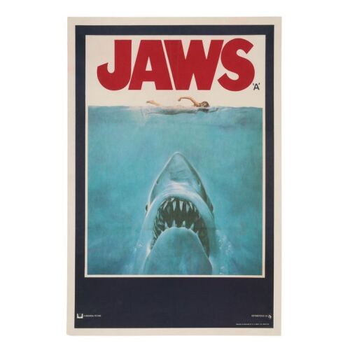 734. British Double-Crown; 51 cm x 76 cm (20" x 30"), Fine Linen-Backed; Roger Kastel ### JAWS (1975)