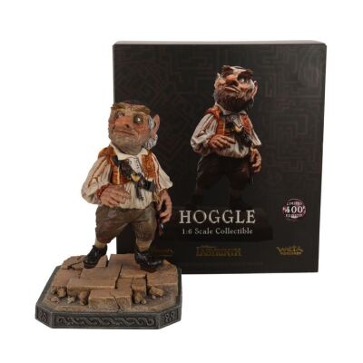 743. Brian Froud-Autographed Hoggle Figurine; 17 cm x 23.5 cm x 17 cm (6.75" x 9.25" x 6.75"), ### LABYRINTH (1986)