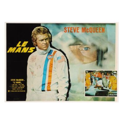749. Italian Large Photobusta; 97 cm x 67 cm (38" x 26.5"), Very Fine- Linen-Backed; Unknown Artist ### LE MANS (1971)