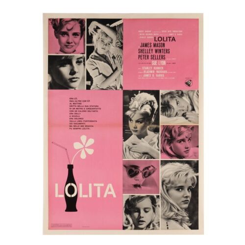 755. Italian Large Photobusta; 69 cm x 95 cm (27" x 37.25"), Fine Linen-Backed; Unknown Artist ### LOLITA (1962)