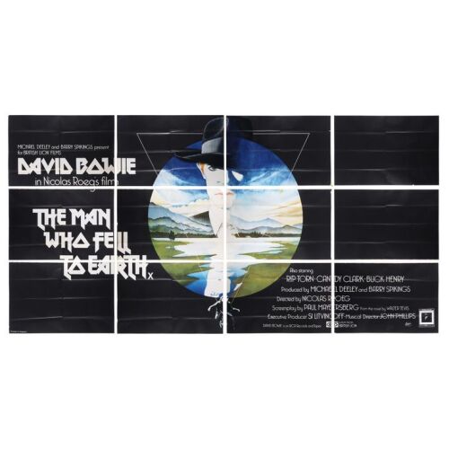 765. British Billboard; (approx.) 607 cm x 301 cm (239" x 118"), Very Good+ Folded; Vic Fair ### MAN WHO FELL TO EARTH, THE (1976)