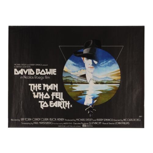 766. British Quad; 102 cm x 76 cm (40" x 30"), Very Fine- Rolled; Vic Fair ### MAN WHO FELL TO EARTH, THE (1976)