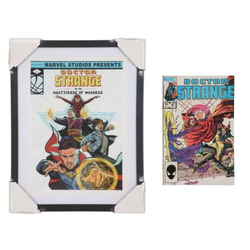 776. Crew Gift Poster and Vintage Doctor Strange Comic Issue #67; (framed poster): 43 cm x 56 cm x 3 cm (17" x 22" x 1.25"), ### DOCTOR STRANGE (2016)