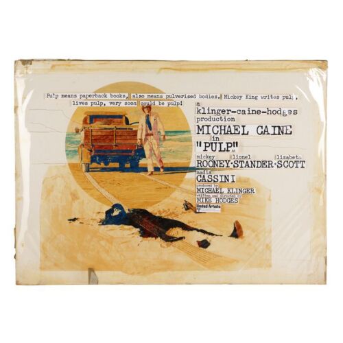 801. Original British Quad Final Artwork; 101 cm x 74 cm (39.75" x 29.25"), Vic Fair ### PULP (1972)