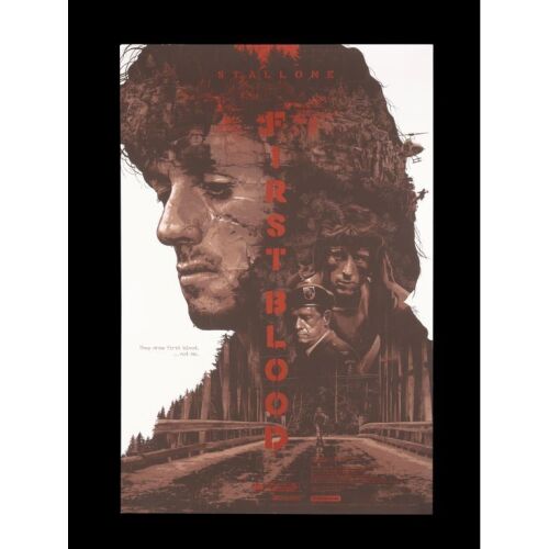 807. Signed and Hand-Numbered Limited Edition Print; 61 x 91 cm (24" x 36"), Very Fine+ Rolled; Grzegorz "Gabz" Domaradzki ### RAMBO: FIRST BLOOD (1982)