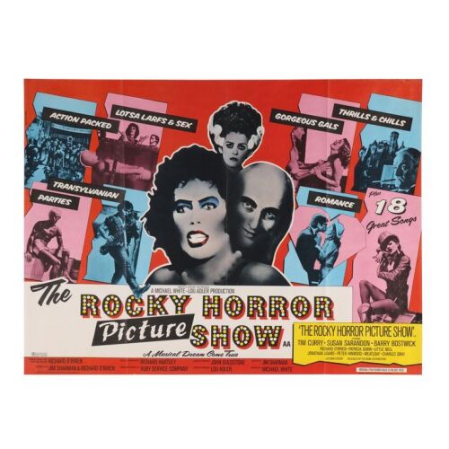 812. British Quad; 102 cm x 76 cm (40" x 30"), Very Fine+ Tri-Folded; John Pasche ### ROCKY HORROR PICTURE SHOW, THE (1975)