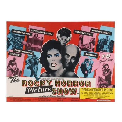 812. British Quad; 102 cm x 76 cm (40" x 30"), Very Fine+ Tri-Folded; John Pasche ### ROCKY HORROR PICTURE SHOW, THE (1975)