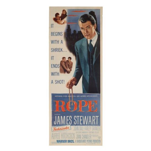 814. US Insert; 36 x 91 cm (14" x 36"), Very Fine- Folded; Unknown Artist ### ROPE (1948)