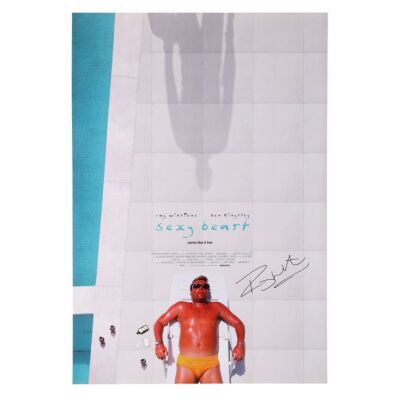 825. Ray Winstone-Autographed US One-Sheet; 69 x 102 cm (27" x 40"), Near Mint- Rolled; Empire Design ### SEXY BEAST (2000)