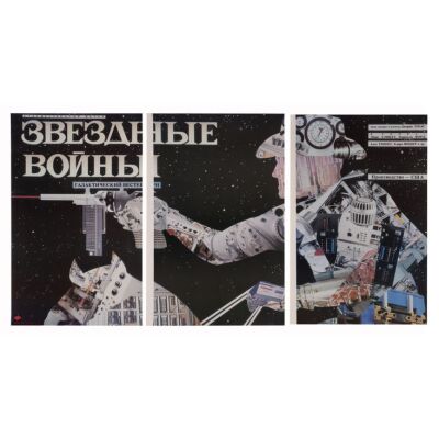 835. Russian Three-Panel; (approx.) 158 x 85 cm (62.25" x 33.5"), Near Mint- Rolled; Aleksandr Kulov ### STAR WARS: A NEW HOPE (1977)
