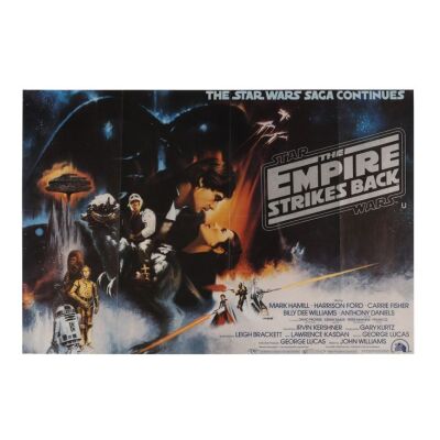 845. British Quad; 99 x 67 cm (39" x 26.5"), Fine+ Folded; Roger Kastel ### STAR WARS: THE EMPIRE STRIKES BACK (1980)