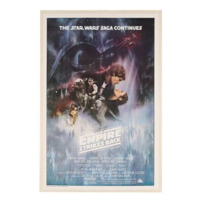 846. US One-Sheet; 69 cm x 104 cm (27.25" x 41"), Fine Linen-Backed; Roger Kastel ### STAR WARS: THE EMPIRE STRIKES BACK (1980)