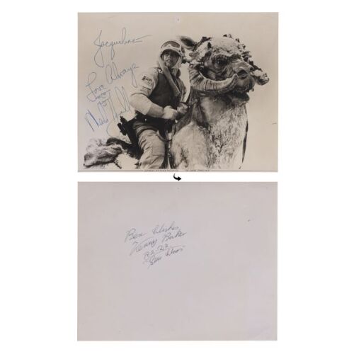850. Mark Hamill, Kenny Baker Signed Photo; 20 cm x 25 cm (8" x 10"), ### STAR WARS: THE EMPIRE STRIKES BACK (1980)