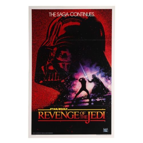 851. US "Revenge of the Jedi" Teaser One-Sheet (Undated); 104 x 68 cm (41" x 27"), Very Fine+ Tri-fold; Drew Struzan ### STAR WARS: RETURN OF THE JEDI (1983)
