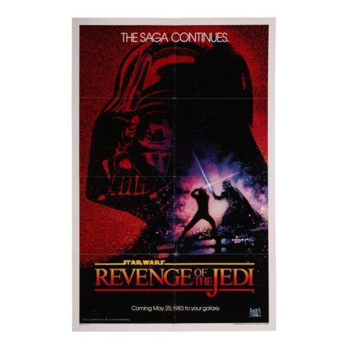 852. US "Revenge of the Jedi" Teaser One-Sheet (Dated); 69 cm x 104 cm (27" x 41"), Very Fine- Folded; Drew Struzan ### STAR WARS: RETURN OF THE JEDI (1983)