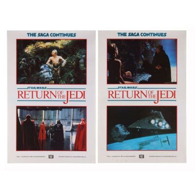854. Two British Double-Crowns; (each) 76 cm x 50.5 cm (30" x 20"), Fine Rolled; ### STAR WARS: RETURN OF THE JEDI (1983)