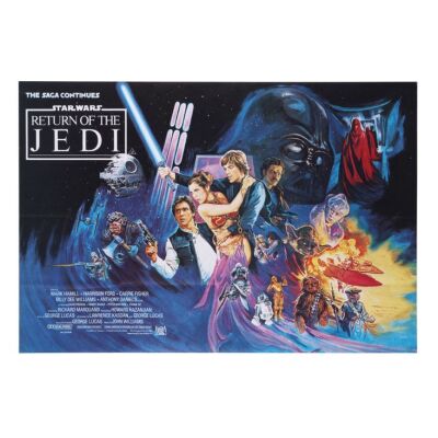 856. British Quad; 102 cm x 69 cm (40" x 27.25"), Fine Folded; Josh Kirby ### STAR WARS: RETURN OF THE JEDI (1983)