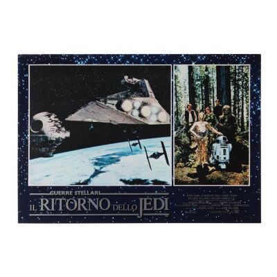 857. Nine Italian Photobustas; (each) 65.5 cm x 45.5 cm (26" x 18") , Fine Rolled; ### STAR WARS: RETURN OF THE JEDI (1983)