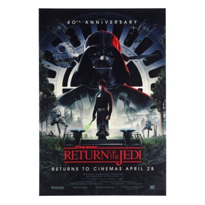 858. British One-Sheet; 69 cm x 102 cm (27" x 40"), Near Mint Rolled; Matt Ferguson ### STAR WARS: RETURN OF THE JEDI (1983)