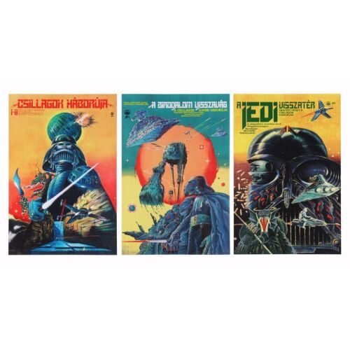 861. Set of Three Hand-Numbered Limited Edition Prints; 61 x 91 cm (24" x 36"), Near Mint Rolled; Tibor Helenyi ### STAR WARS: ORIGINAL TRILOGY (1977-1983)