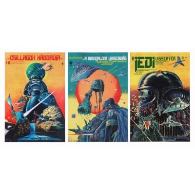 861. Set of Three Hand-Numbered Limited Edition Prints; 61 x 91 cm (24" x 36"), Near Mint Rolled; Tibor Helenyi ### STAR WARS: ORIGINAL TRILOGY (1977-1983)