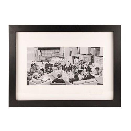 862. Harrison Ford, Daisy Ridley, Lawrence Kasdan, John Boyega and Adam Driver-Autographed 'First Table Read' Photograph; (framed) 87 x 64 x 6 cm (34.25" x 25.25" x 2.25"), Framed; ### STAR WARS: THE FORCE AWAKENS (2015)