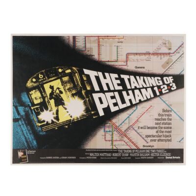 871. British Quad; 102 x 75.5 cm (40" x 29.75"), Very Fine- Linen-Backed; Unknown Artist ### TAKING OF PELHAM 123, THE (1974)