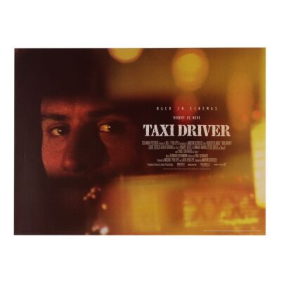 874. British Quad; 102 cm x 76 cm (40" x 30"), Near Mint Rolled; Brandon Schaefer ### TAXI DRIVER (1976)