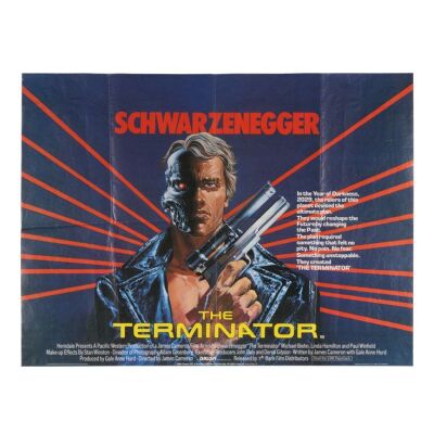 877. British Quad; 102 cm x 76 cm (40" x 30"), Very Fine+ Folded; Mike Francis ### TERMINATOR, THE (1984)