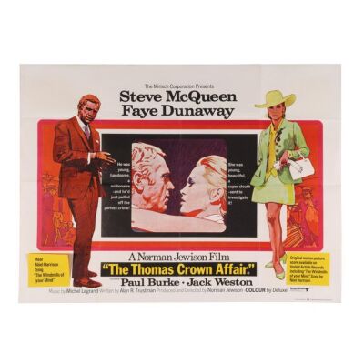 885. British Quad; 102 cm x 76 cm (40" x 30"), Very Fine+ Folded; Arnaldo Putzu ### THOMAS CROWN AFFAIR, THE (1968)