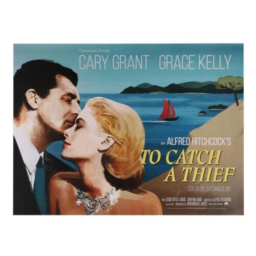889. British Quad; 102 cm x 76 cm (40" x 30"), Near Mint Rolled; Unknown Artist ### TO CATCH A THIEF (1955)
