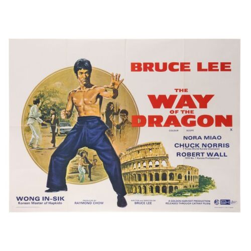 907. British Quad; 102 cm x 76 cm (40" x 30"), Very Fine+ Folded; Unknown Artist ### WAY OF THE DRAGON, THE (1972)
